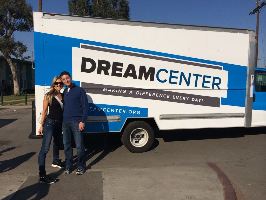 Jonathon and Christine with Dream Center Truck