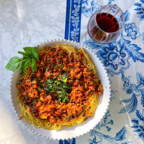 Vegan Vodka Pasta Bolognese Christine Avanti