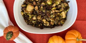 Balsamic Roasted Brussels