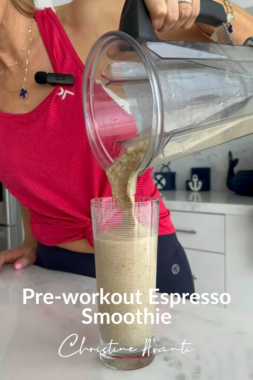 Espresso PreWorkout Smoothie Christine Avanti