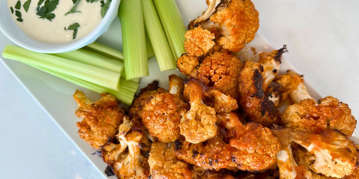 Buffalo Cauliflower Wings - Christine Avanti