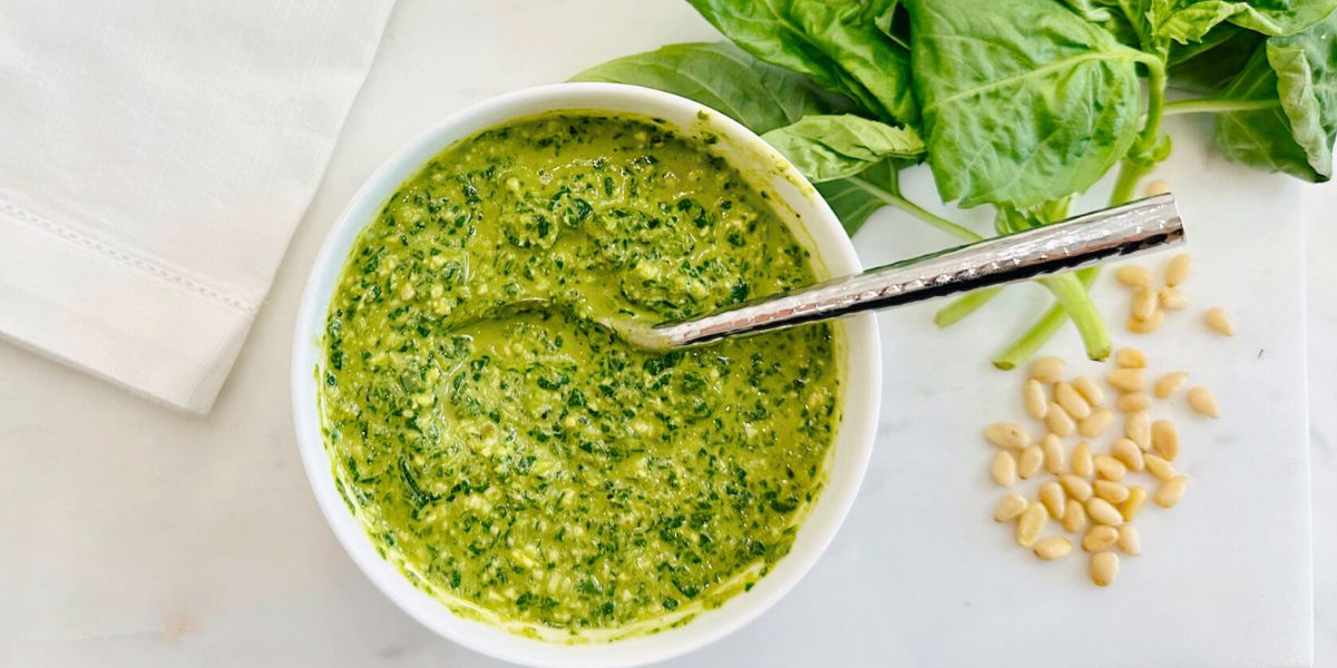 Easy Vegan Pesto - Christine Avanti
