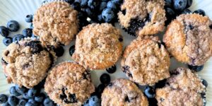 Healthy Blueberry Muffins