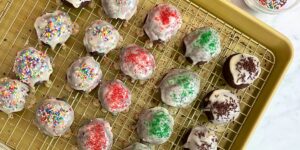 Italian Chocolate Ball Cookies