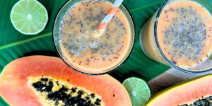 Mango Papaya Smoothie