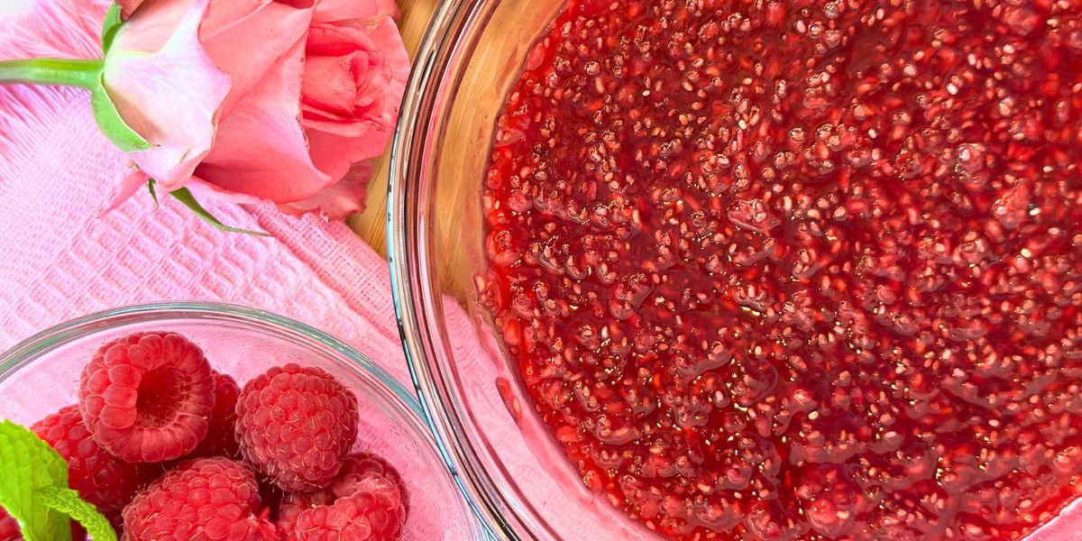 Raspberry Chia Jam - Christine Avanti