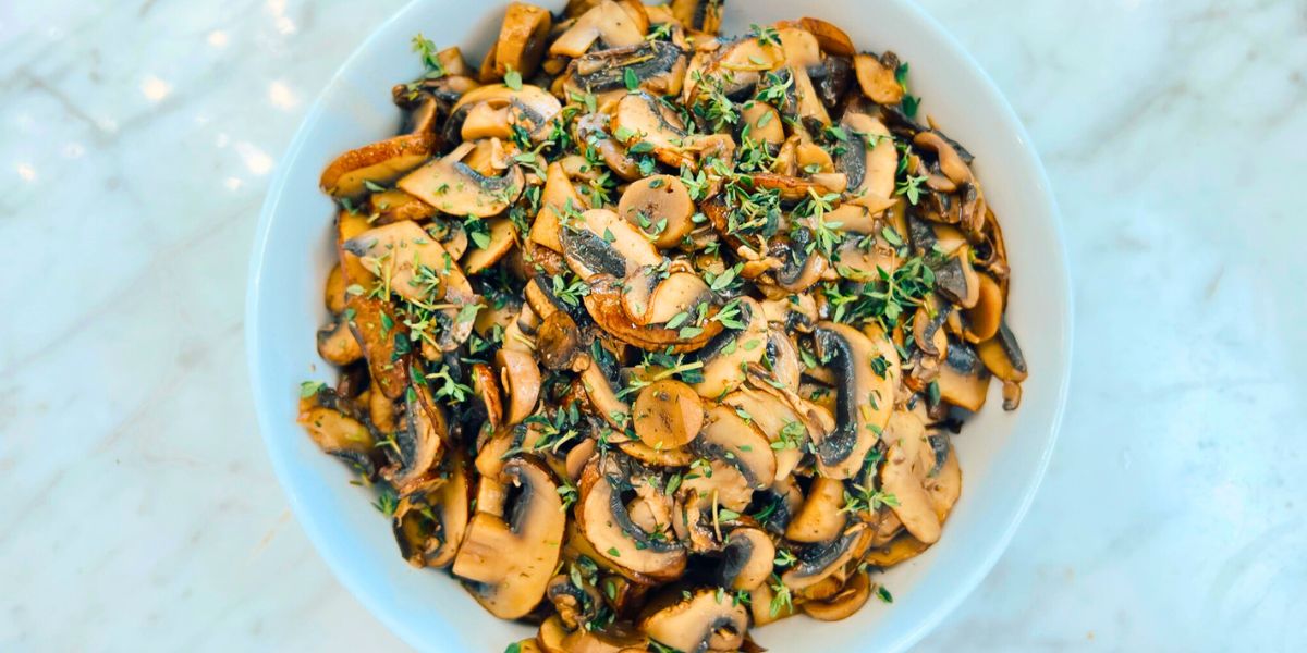 Simple Sautéed Mushrooms - Christine Avanti