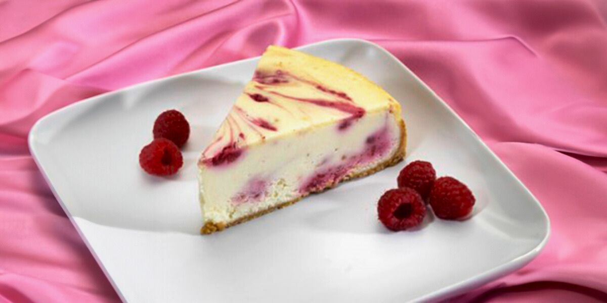 Cran-Raspberry Swirl Cheesecake - Christine Avanti