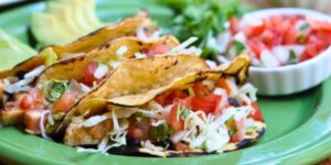 Crispy-Chewy Chipotle Chicken Tacos