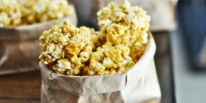 Honey Almond Popcorn Globes
