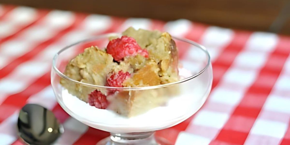 Limonata-Raspberry Bread Pudding - Christine Avanti