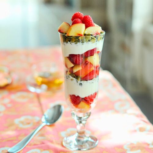 Peach-Raspberry Parfait - Christine Avanti