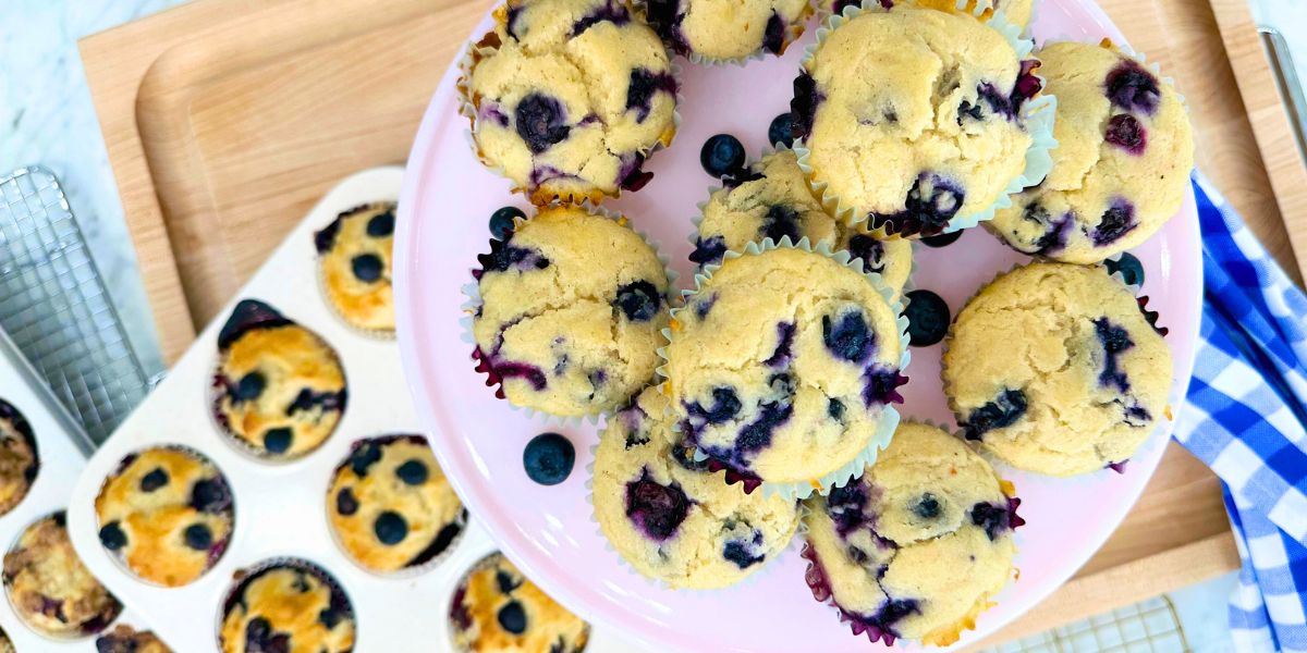Gluten Free Blueberry Muffins - Christine Avanti