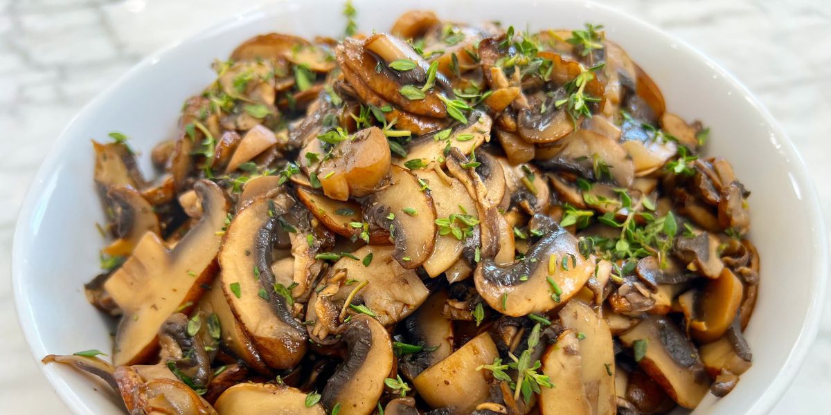 Simple Sautéed Mushrooms - Christine Avanti