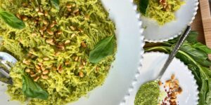 Spaghetti Squash with Pesto