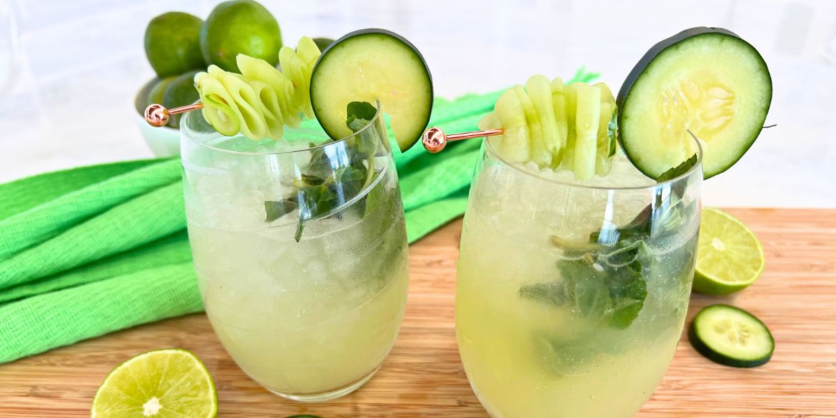 Hydrating Cucumber Mint Mocktail - Christine Avanti