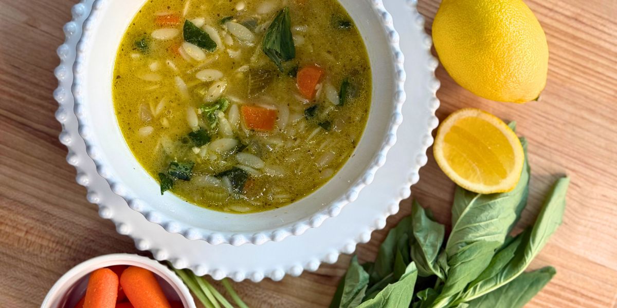 Sicilian Chicken or Chicken-less Soup - Christine Avanti