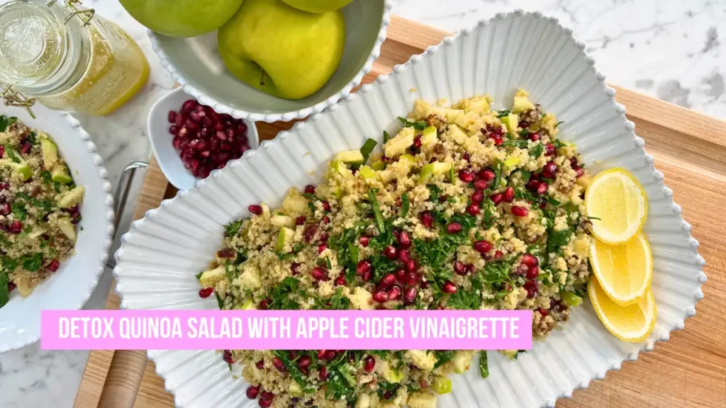 Detox Quinoa Salad with Apple Cider Vinaigrette-YT