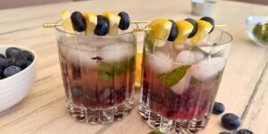 Lemon Blueberry Mocktail
