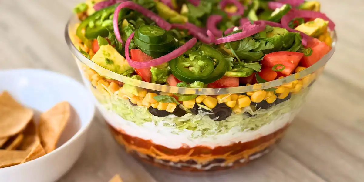 Layered Taco Salad - Christine Avanti