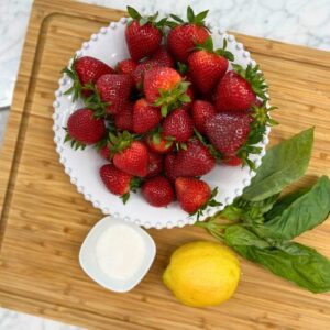 Strawberry Basil Dessert
