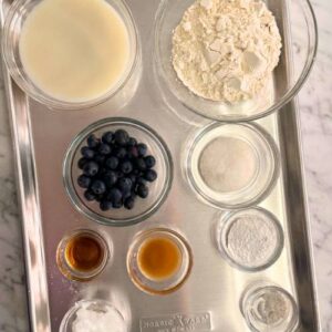 Fluffy Blueberry Pancakes
