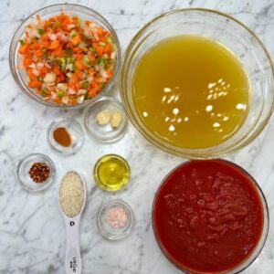 Tomato Soup with Rice