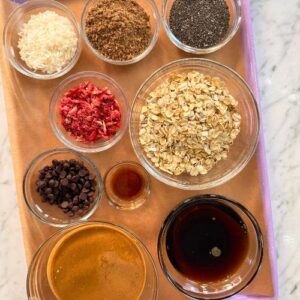 Chocolate Strawberry Energy Bites