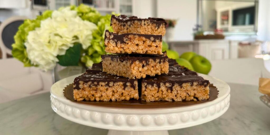 Peanut Butter Rice Crispy bites