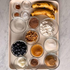 Vegan Banana Bread with Blueberries