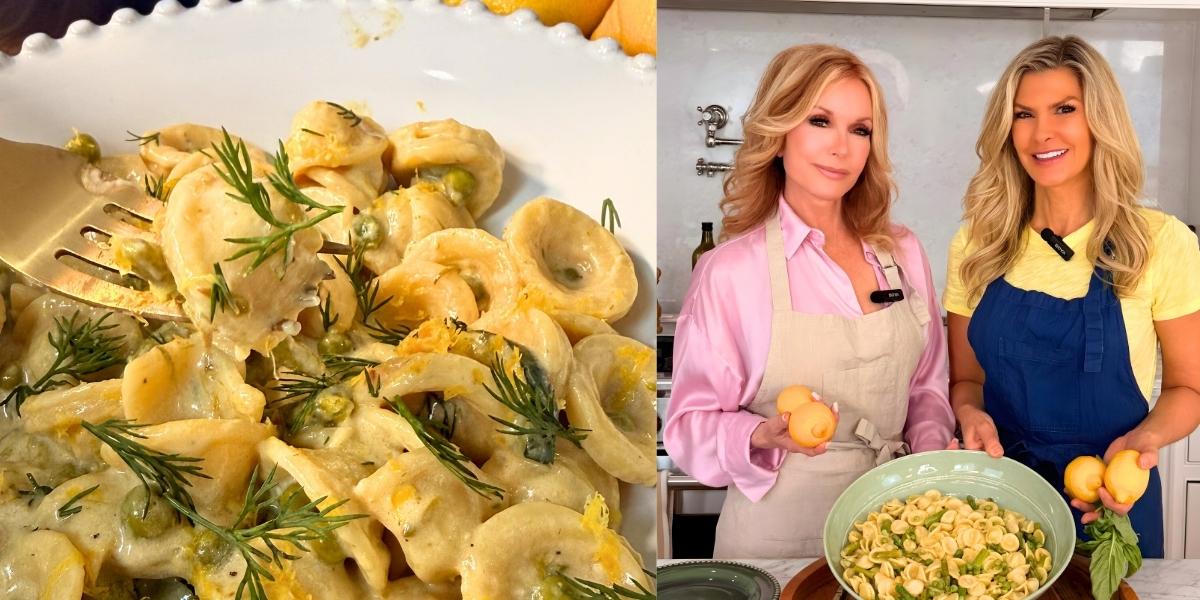 Vegan Lemon Cream Pasta - Christine Avanti