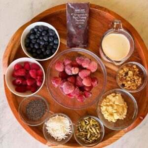 High-Protein, low Sugar Açaí Bowl