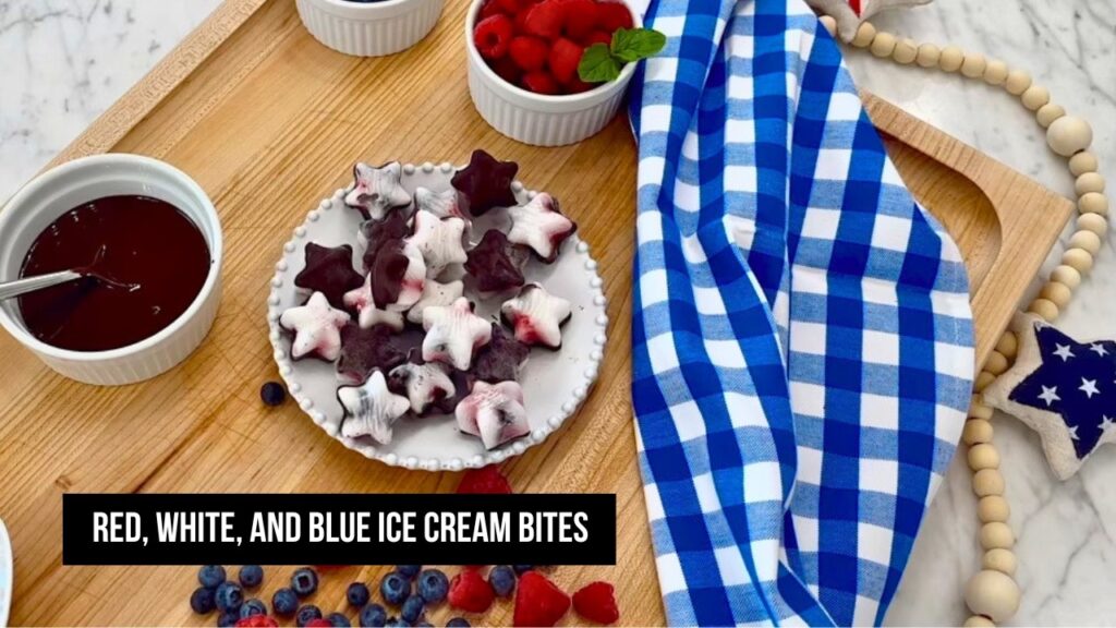 Red White And Blue Ice Cream Bites